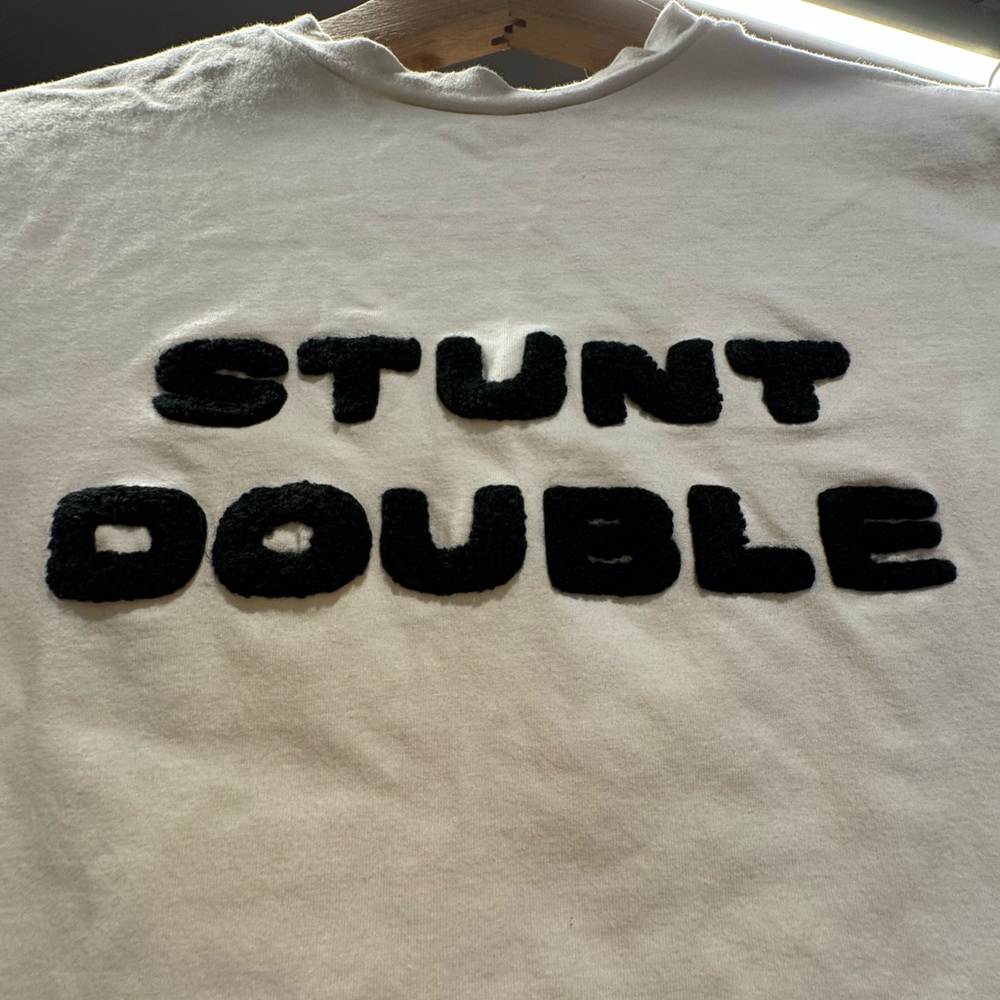 fitted “stunt double” tee